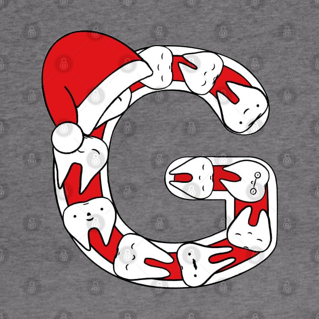 Letter G (Happimola Christmas Alphabet) by Happimola